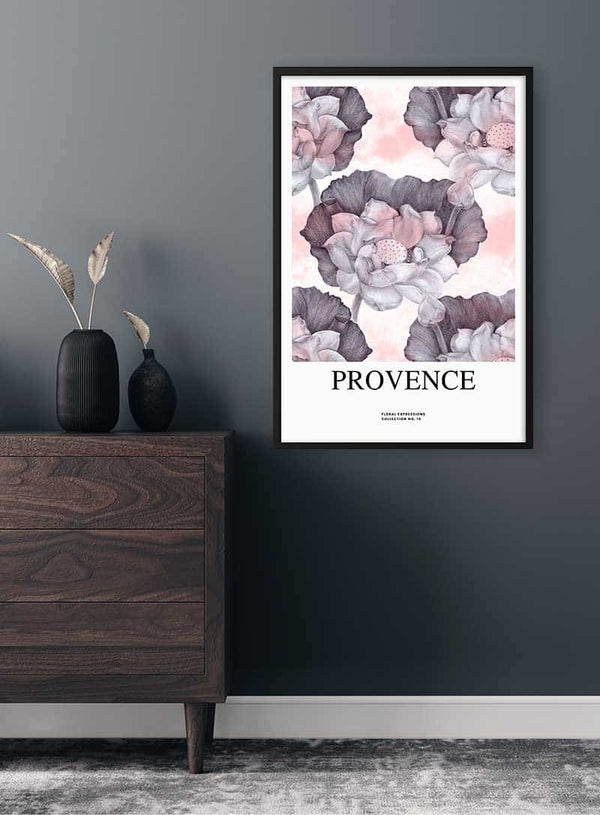 Blomster i Provence Plakat