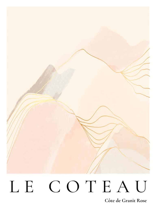 Côte de Granit Rose - Plakat