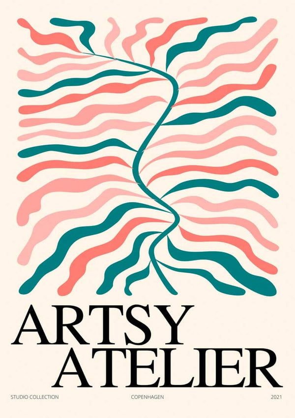 Blomst - Artsy Atelier Plakat