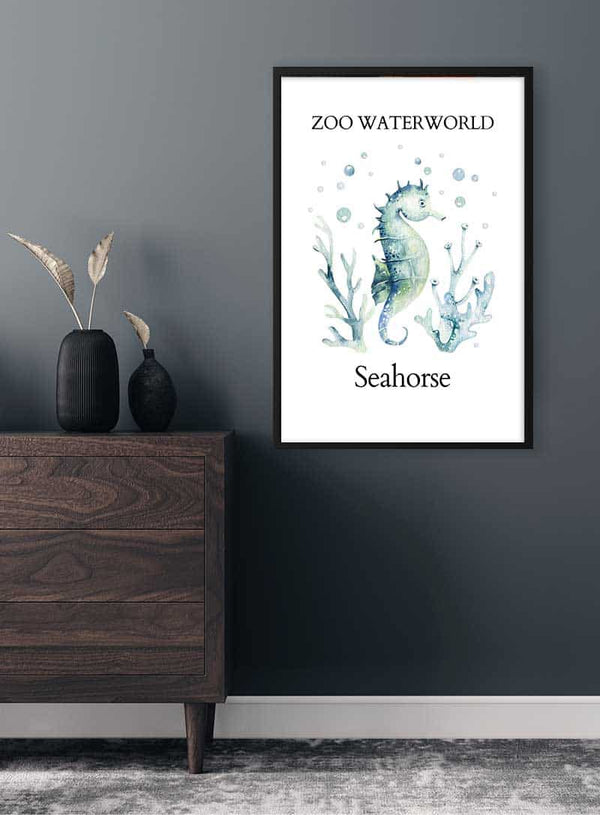 Zoo Waterworld Søhest Plakat