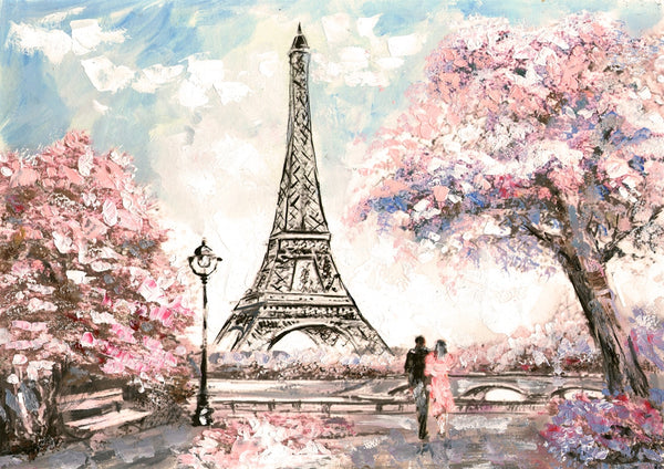 Kærlighed i Paris-plakat