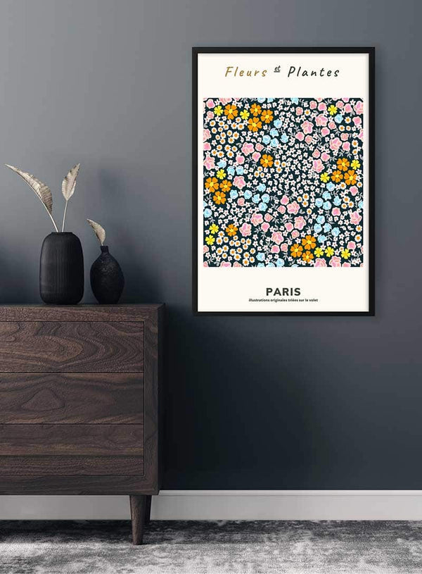 Fleur et Plantes Pink Plakat