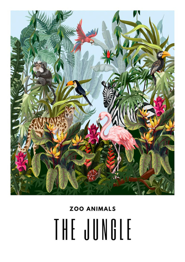 Jungle Børneplakat