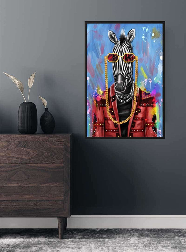 Kunstnerisk Zebra Plakat