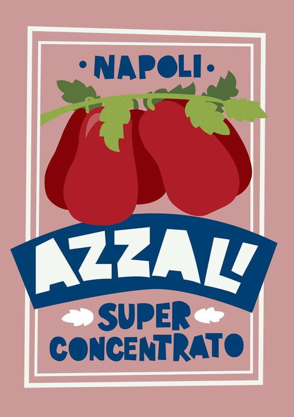 Azzali Concentrato-plakat