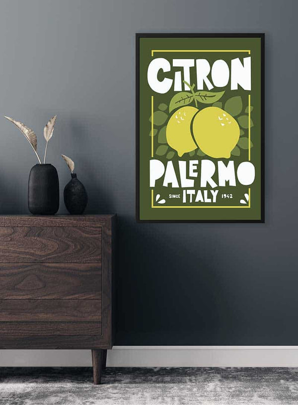 Grøn Citron Plakat