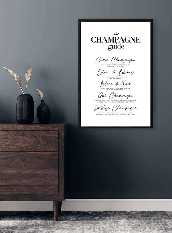 Champagne Guide Plakat