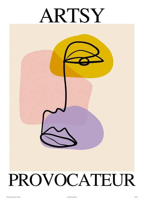 Kunstnerisk Provokatør nr. 01 Plakat