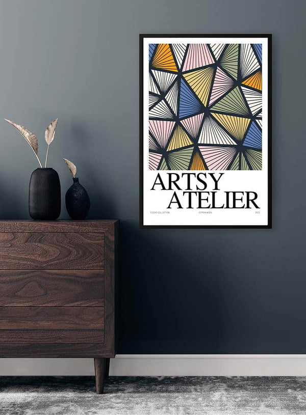 Artsy Harlequin - Vincent von Hauzer Poster