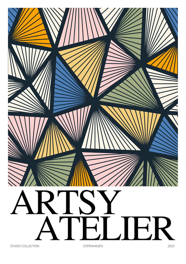Artsy Harlequin - Vincent von Hauzer Poster