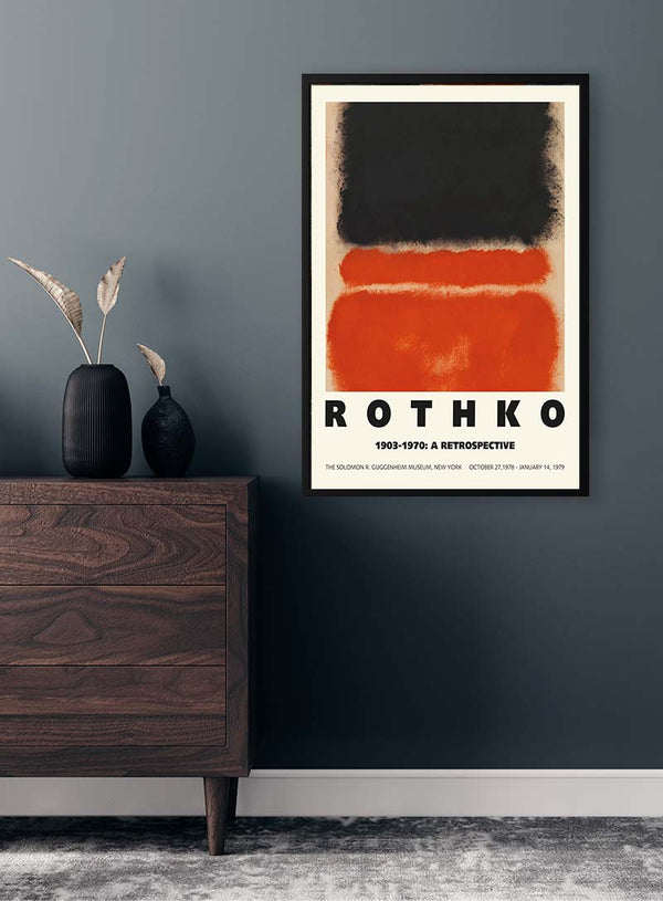 Et tilbageblik - Mark Rothko-plakat