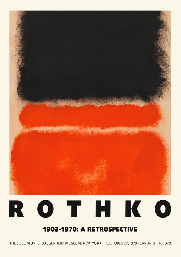 Et tilbageblik - Mark Rothko-plakat