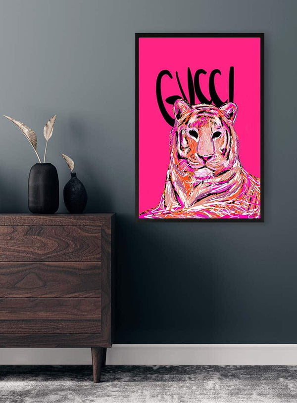 Gucci Tiger Fashion nr. 02 plakat