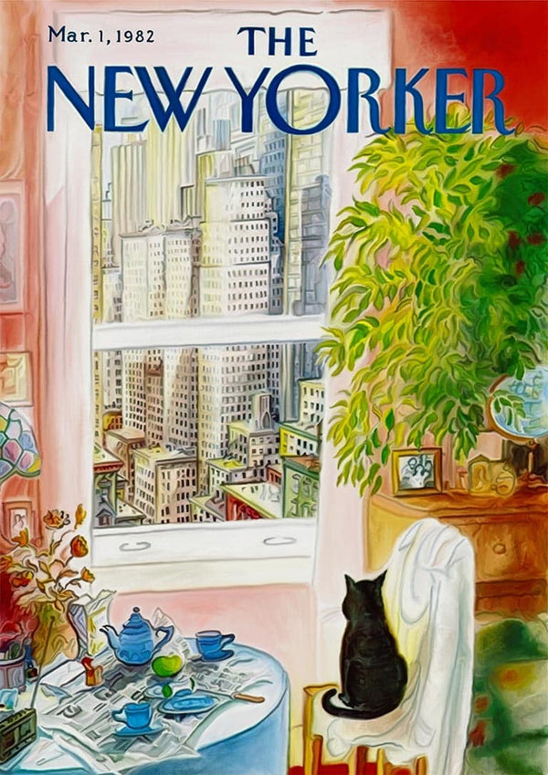 Kat i vinduet Plakat