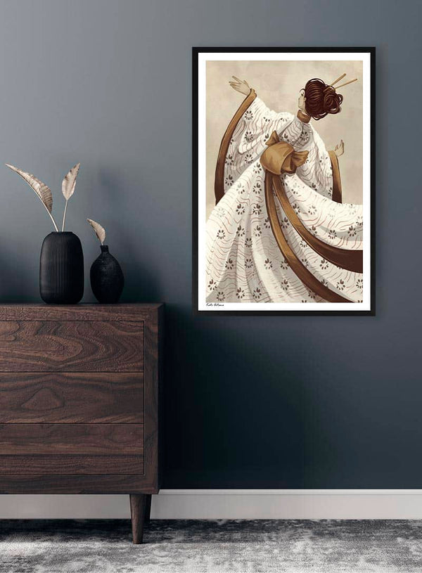 Hvid Elegance Geisha - Kate Aitana