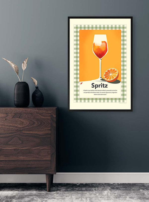Spritz retro-print