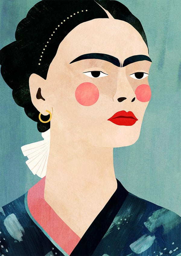 Mexican on Blue - Henry Rivers
