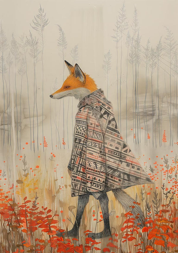 Ræv i poncho
