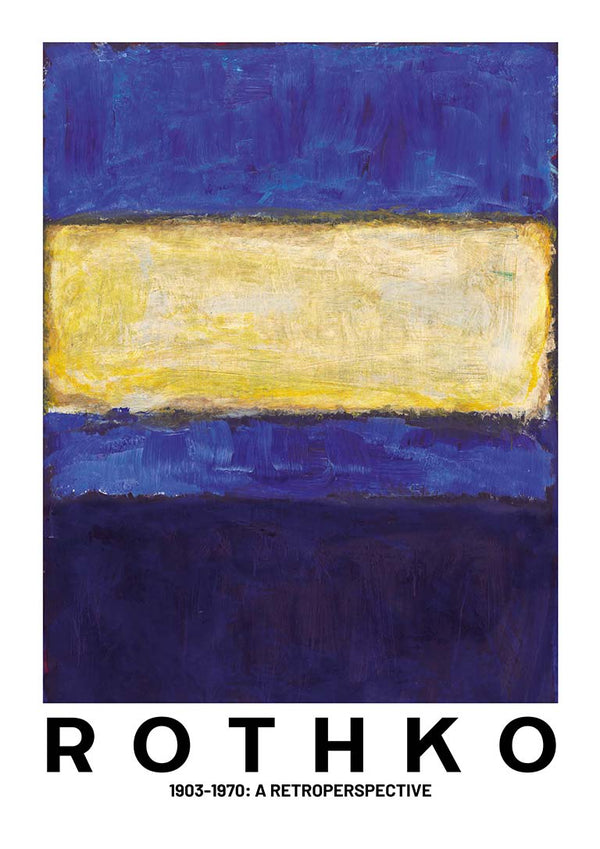 Rothko Gul på Blå