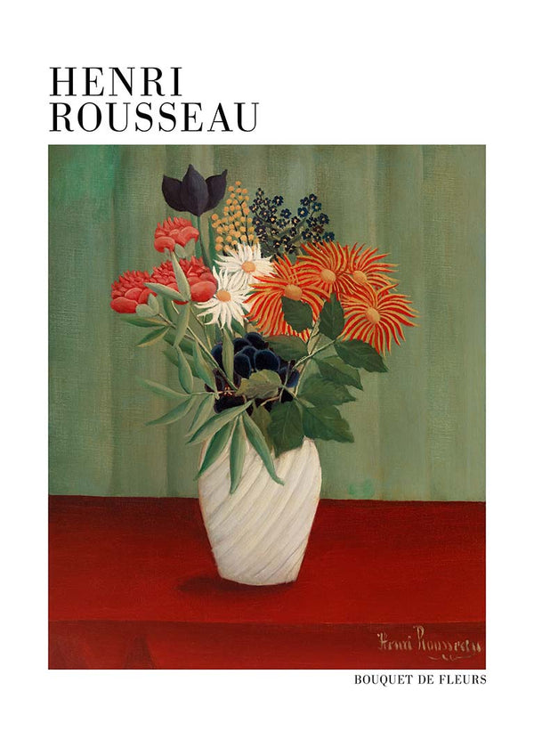 Bouquet De Fleurs - Henri Rousseau