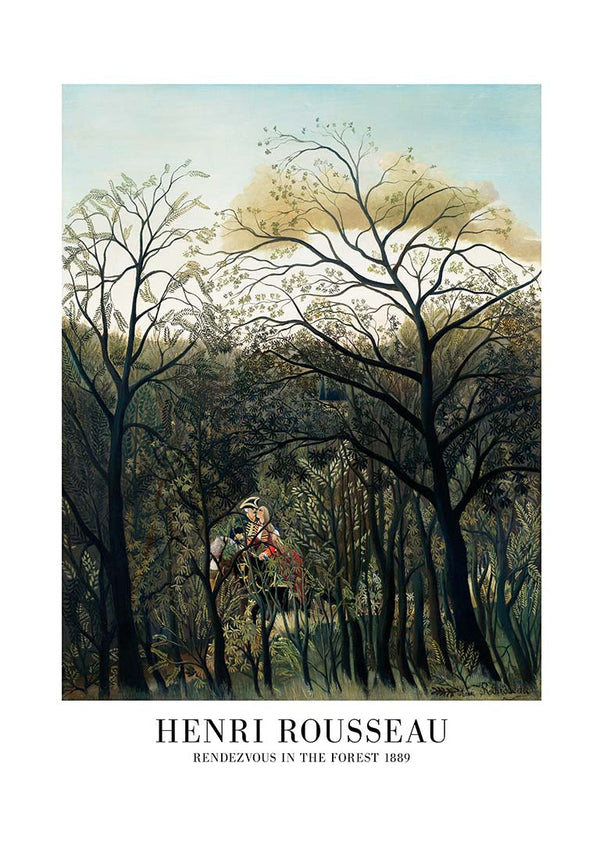 Møde i skoven - Henri Rousseau
