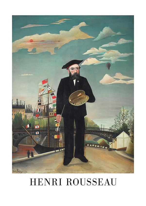 Selvportræt 1890 - Henri Rousseau