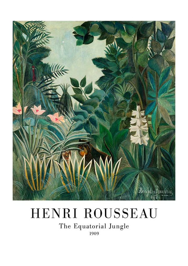 Ækvatorialjunglen - Henri Rousseau