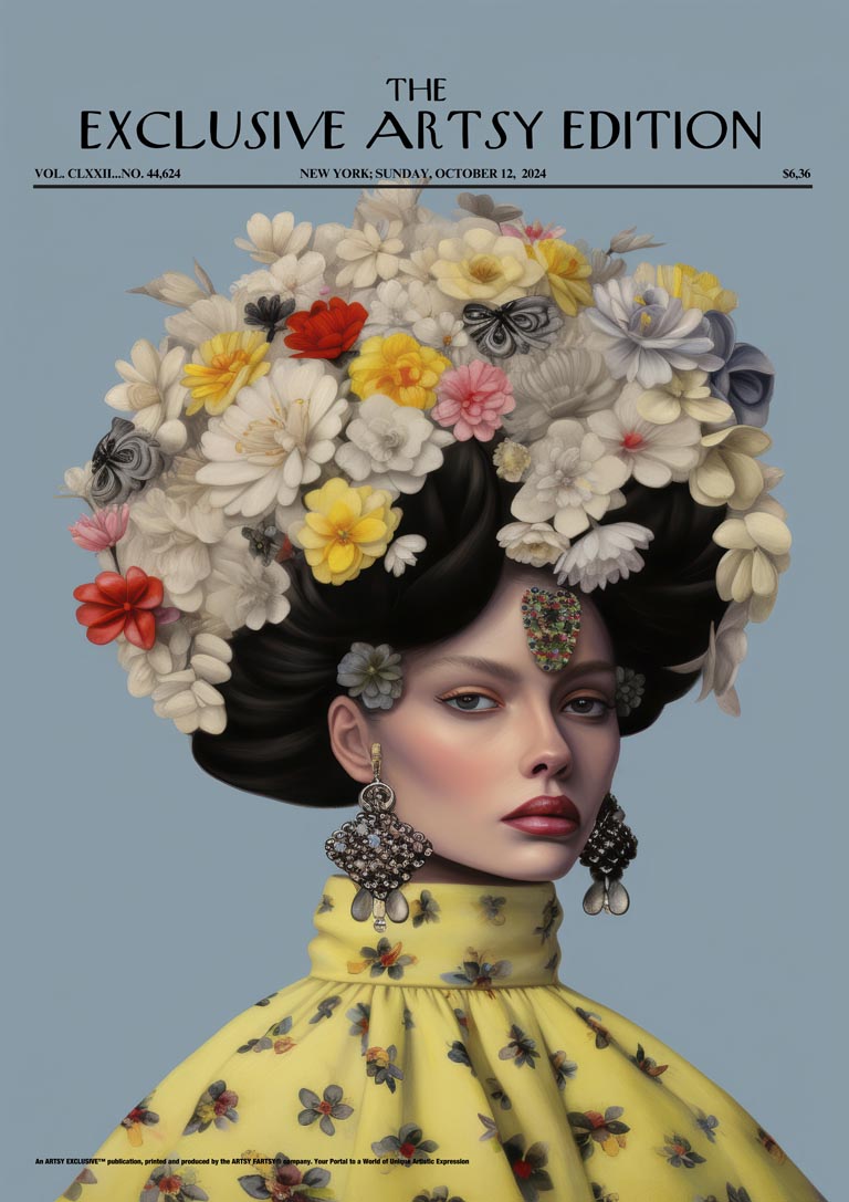 Flowerpot Artsy Edition Art Poster for Contemporary Spaces – ARTSY FARTSY®