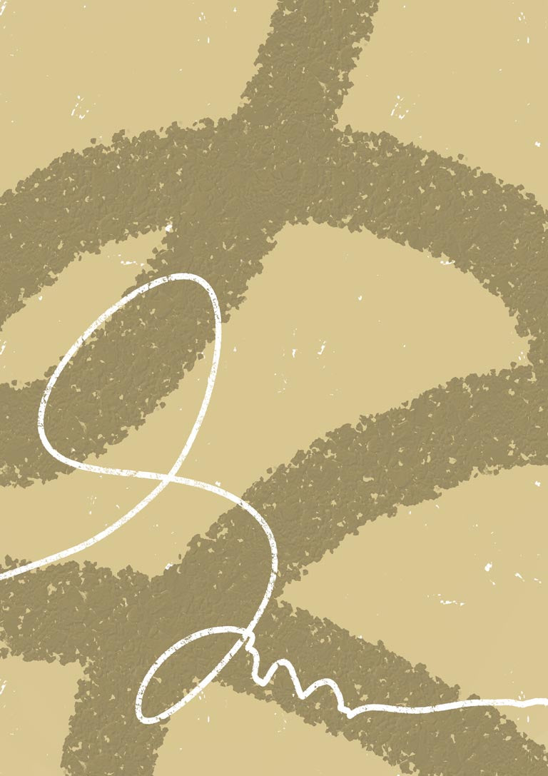 Drift Loop II Yuli Moderne Abstrakt Kunsttryk – ARTSY FARTSY®