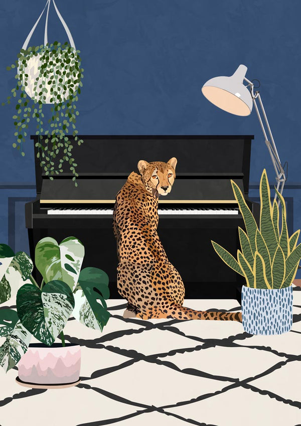 Gepard spiller klaver - Sarah Manovski