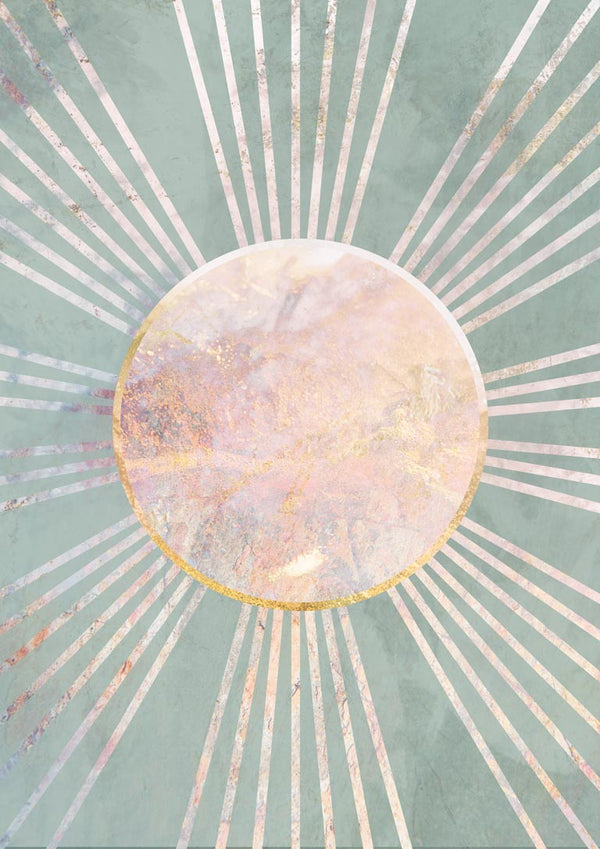 Salviegrønne Boho solstråler
