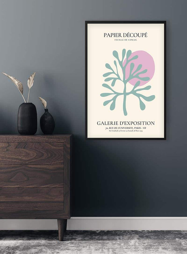 Farverig Papier Decoupe plakat