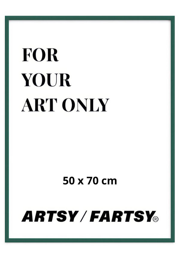 Green Wooden Frame 50x70 cm