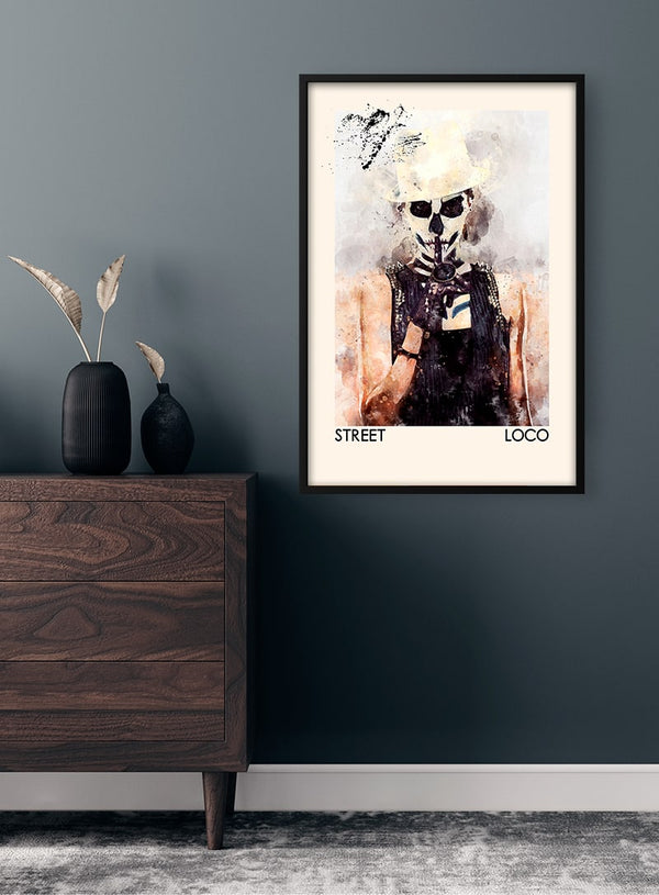 Gadekunst Loco Plakat