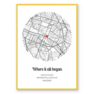 Where it all began - Personalized Poster