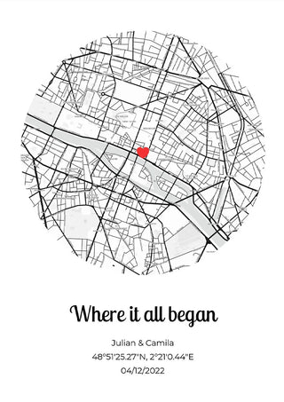 Where it all began - Personalized Poster