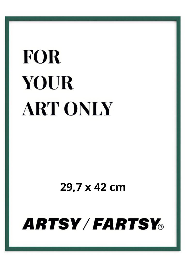 Black wooden frame 30x42 cm for posters with Danish design style ...