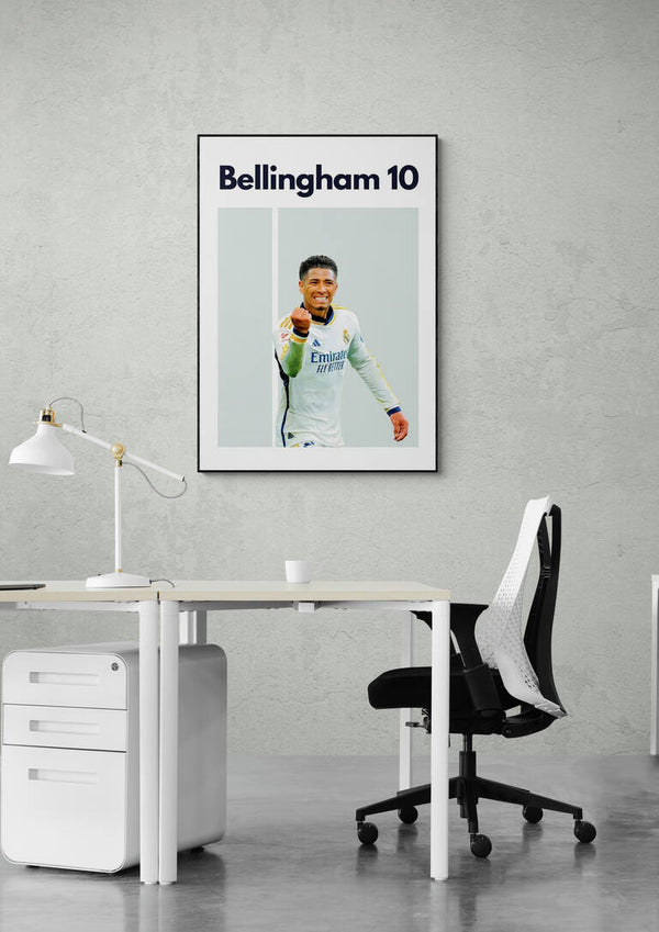 Bellingham Real Madrid Fodboldplakat