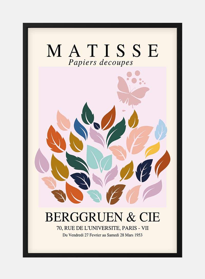Billede af Matisse Inspired Papier Decoupe plakat