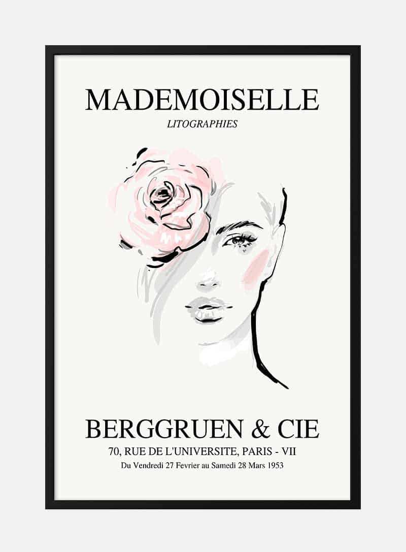 Mademoiselle exhibition #3 plakat