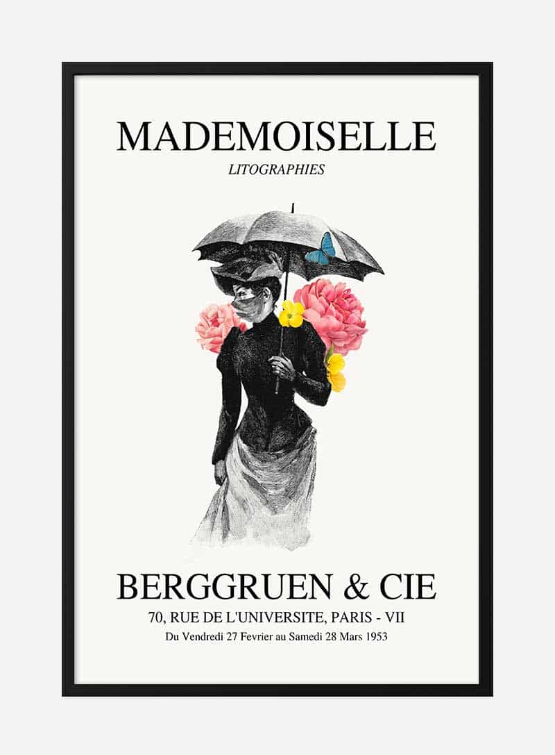 Mademoiselle exhibition #4 plakat