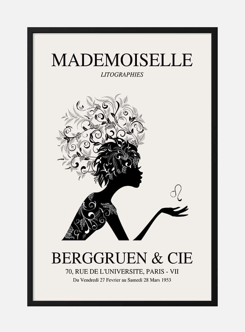 Mademoiselle exhibition #1 plakat