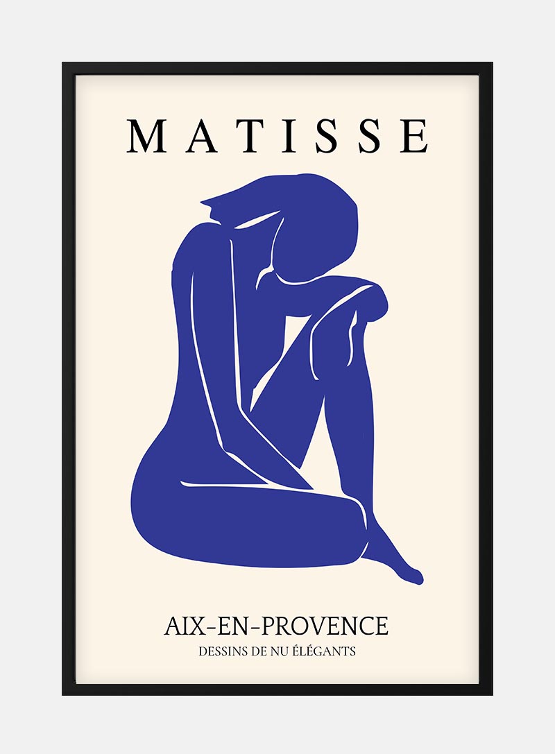 Matisse inspired cutout plakat