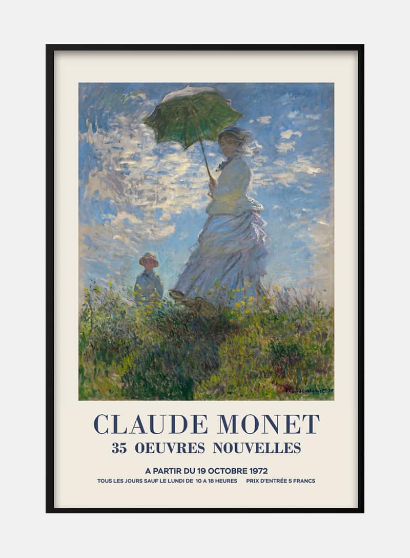 Madame monet og hendes søn plakat