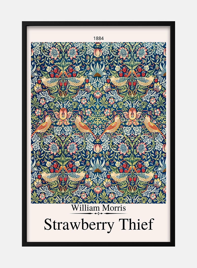 Strawberry Thief - William Morris kunstplakat