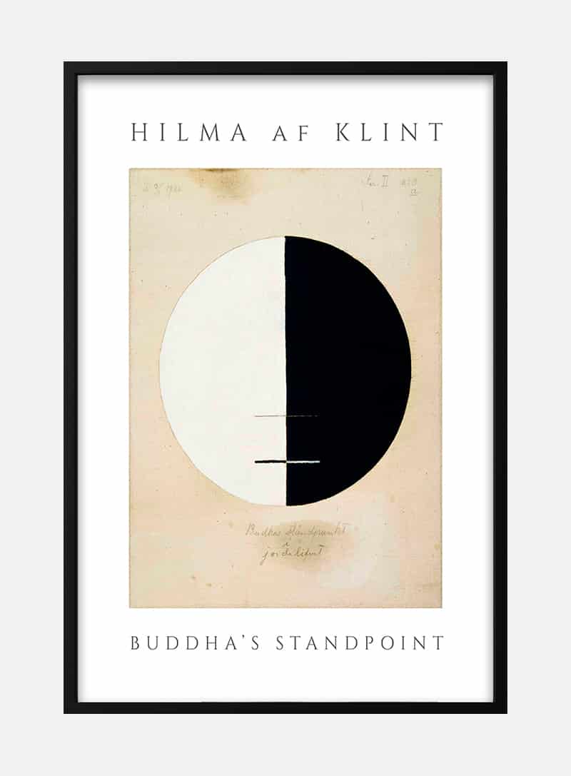 Billede af Hilma af Klint - Budda's standpoint plakat