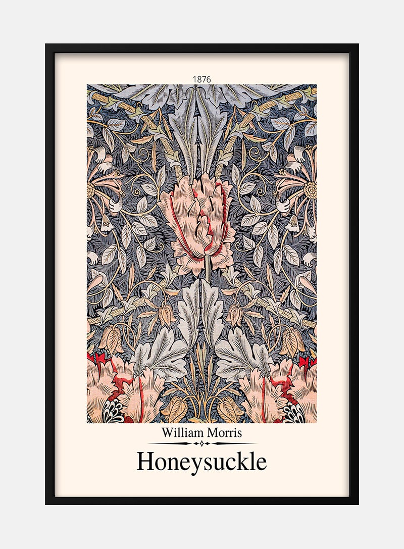 Billede af William Morris - Honeysuckle plakat