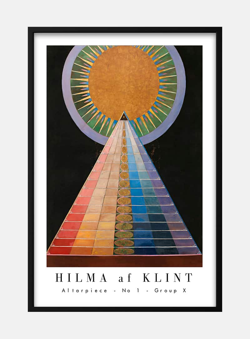 Billede af Hilma af Klint Altarpiece no. 1 plakat