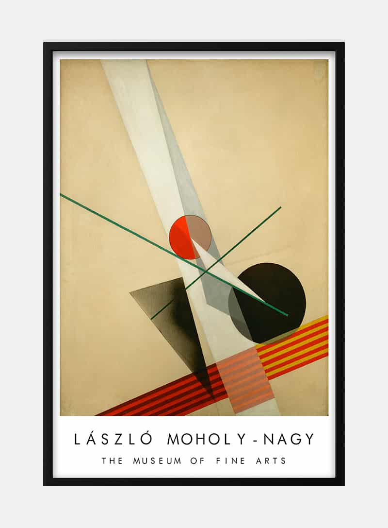 Billede af Laszlo Moholy - Nagy plakat