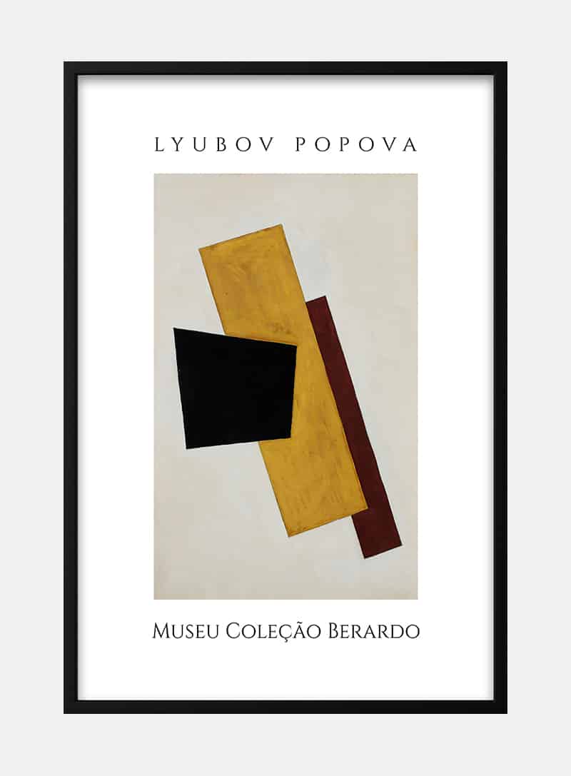 Lyubov Popova exhibition poster